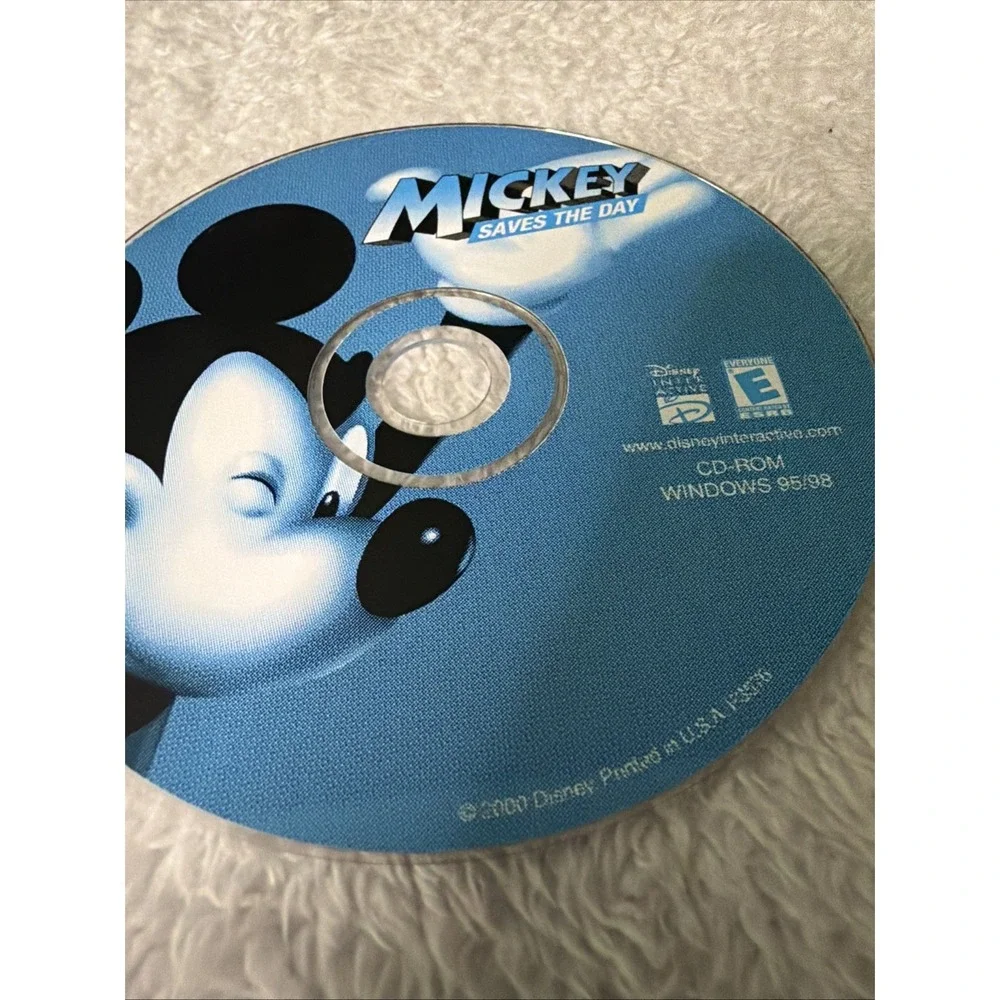 Disney's Mickey Saves the Day 3D Adventure PC CD ROM WIN 95/ 98 PC Disc Only